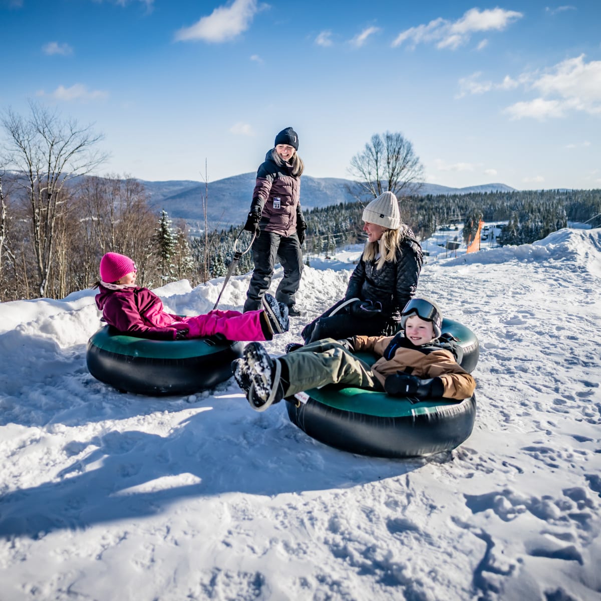 Centre récréotouristique des Hautes Terres - Glissade sur tubes