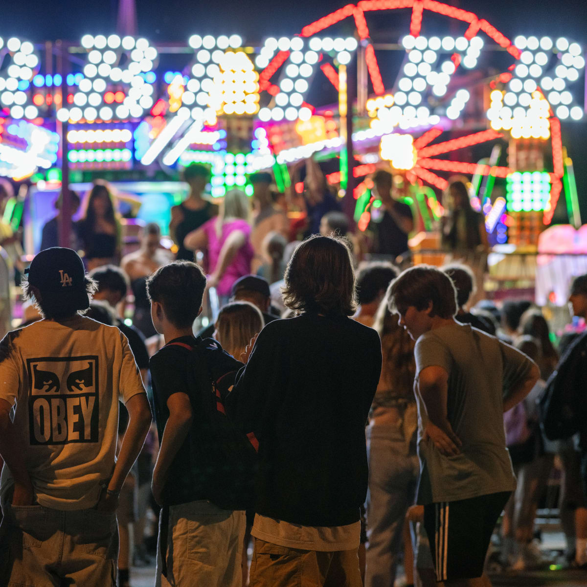 Exposition agricole de Trois-Rivières - Des jeunes à la foire