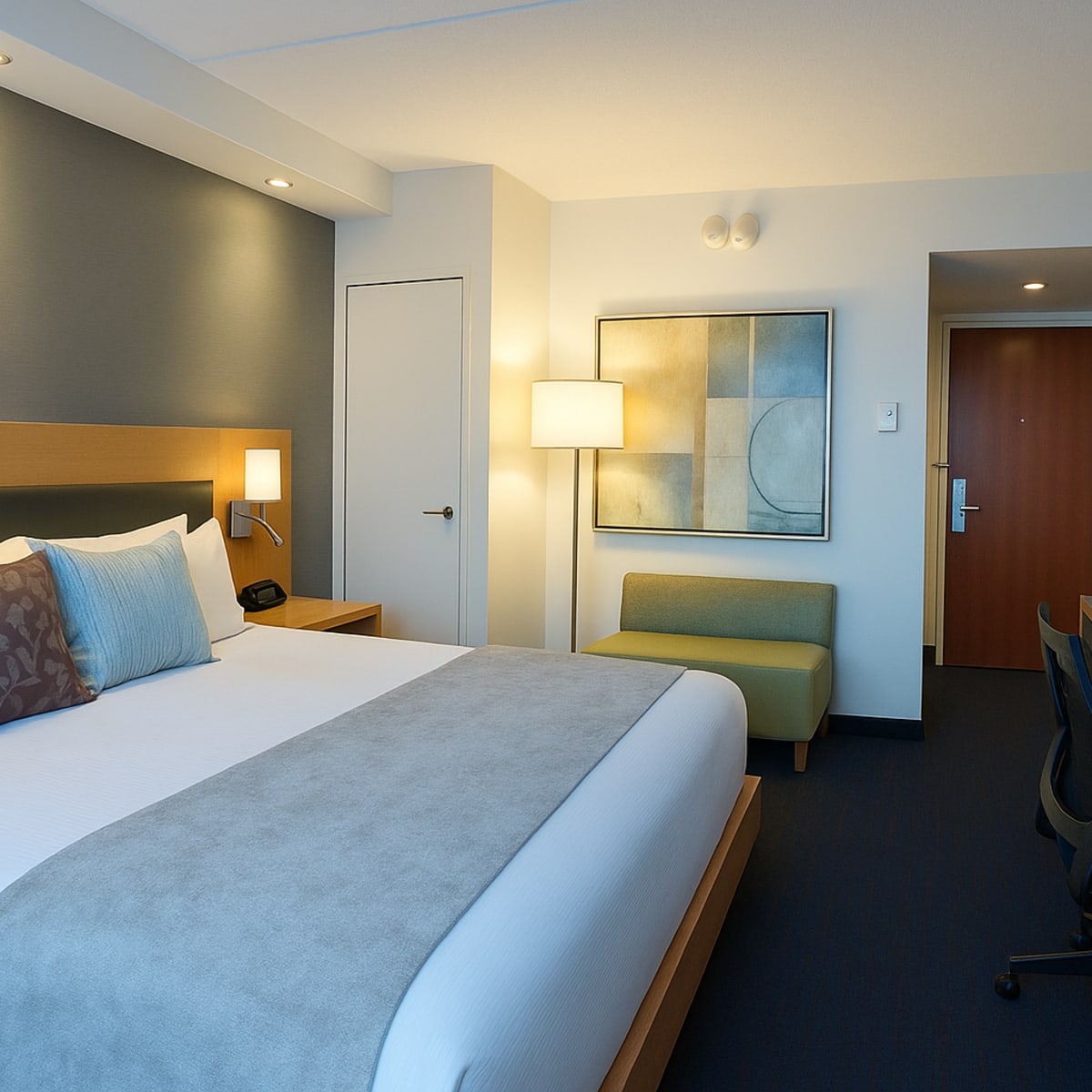 Chambre de l'hôtel Forestel