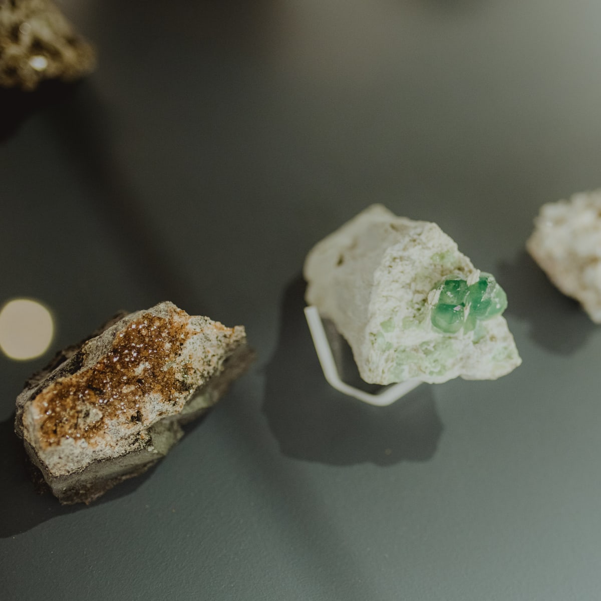 Pierres et minéraux au Musée Minero