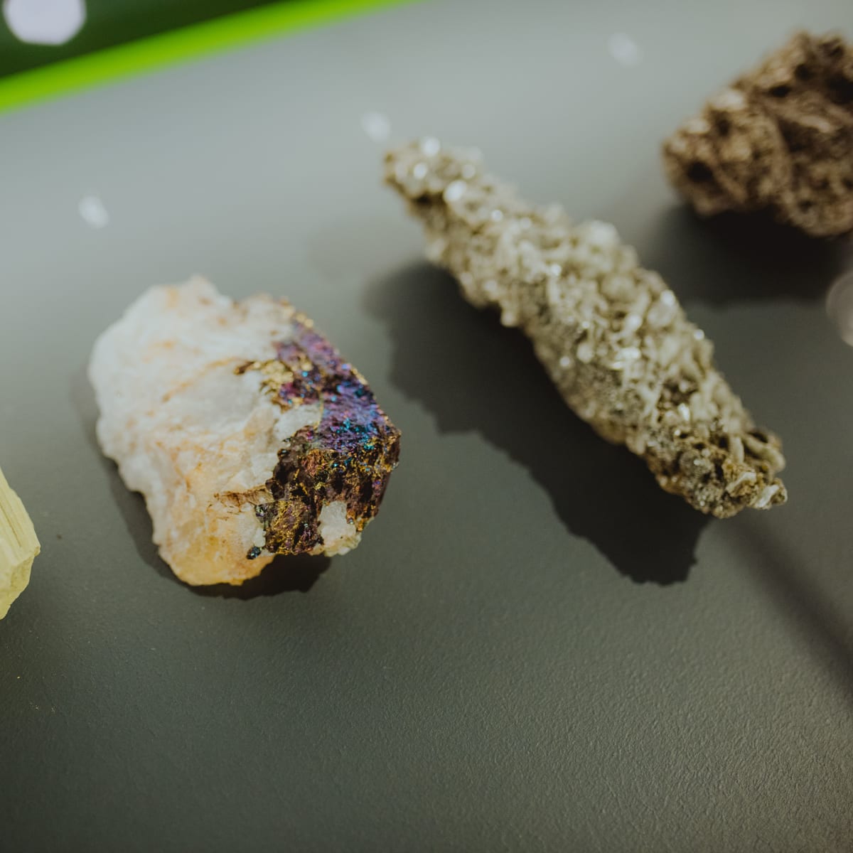 Pierres et minéraux au Musée Minero