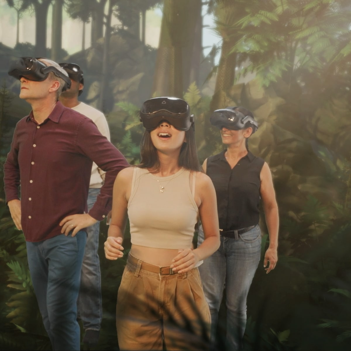 Réalité virtuelle dinosaures