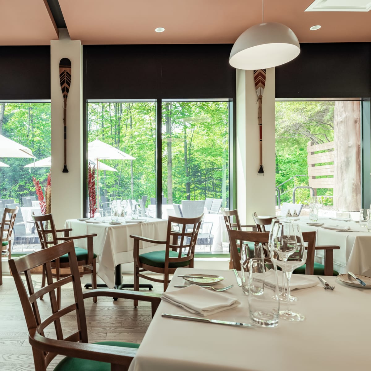 Restaurant La Traite at the Hôtel-Musée Premières Nations.
