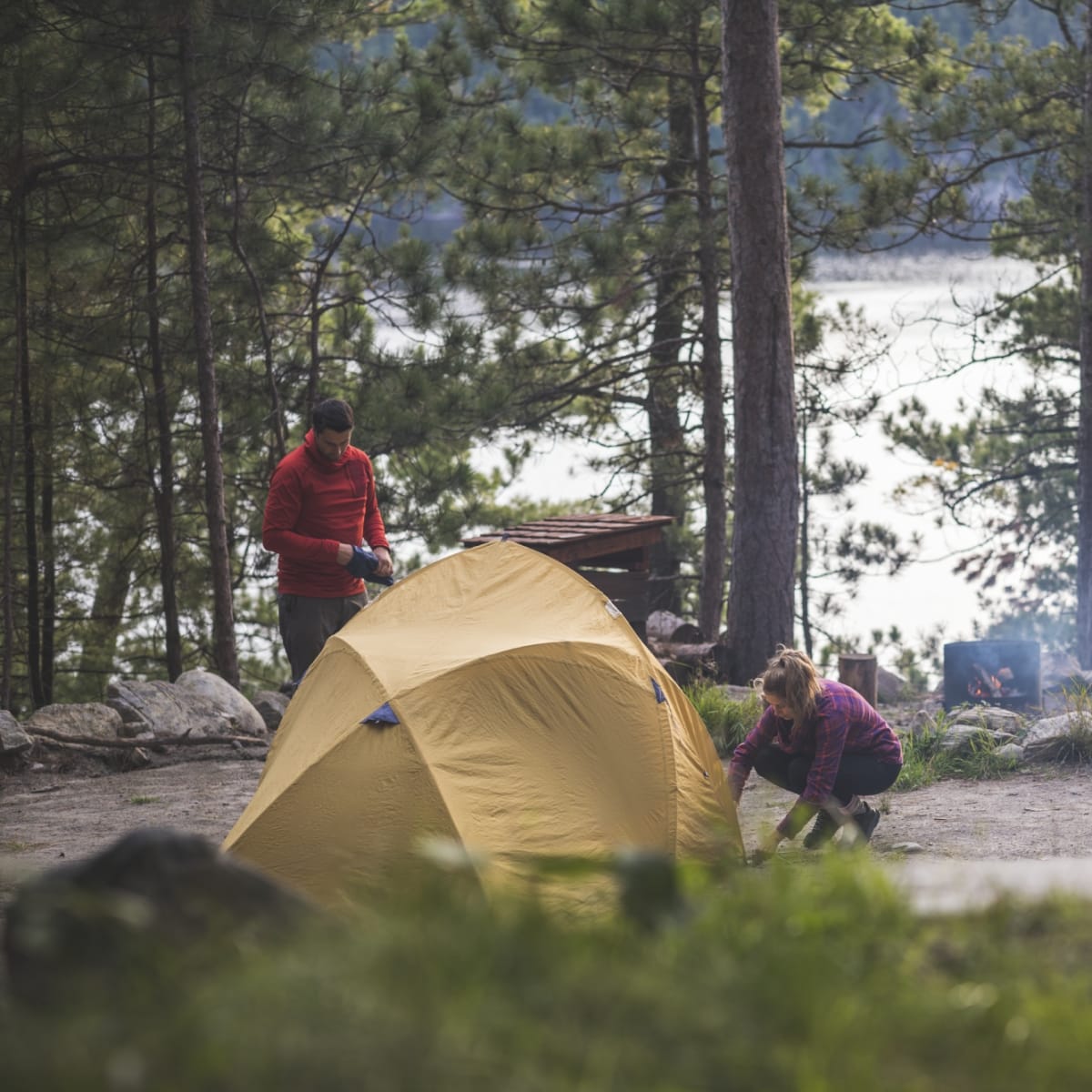Parc national d'Opémican : camping en tente