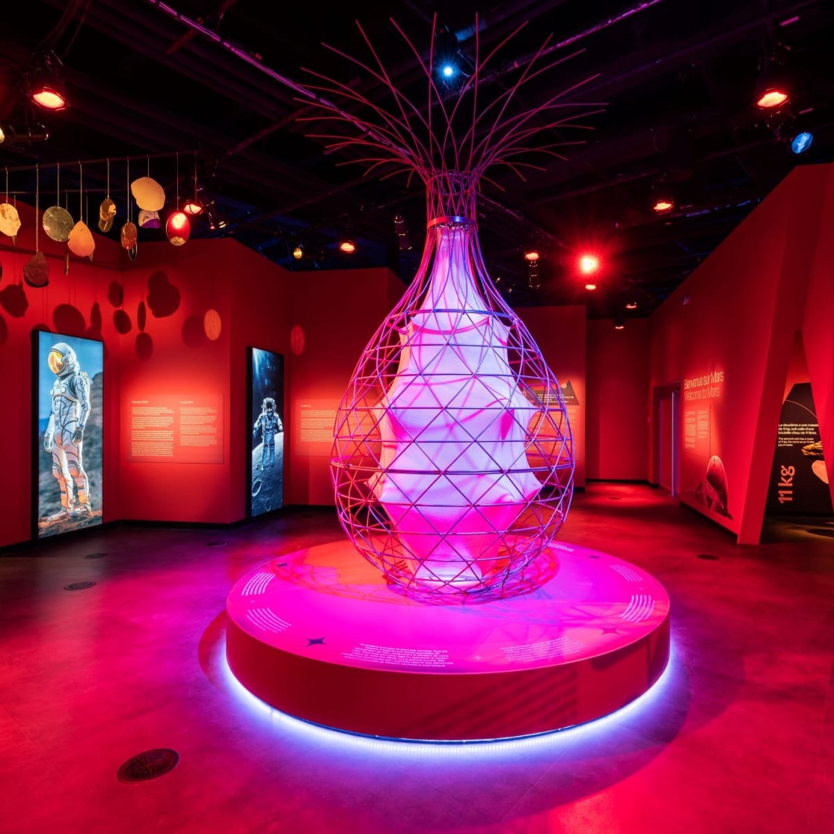 Rouge 2100 exhibit at the Planetarium