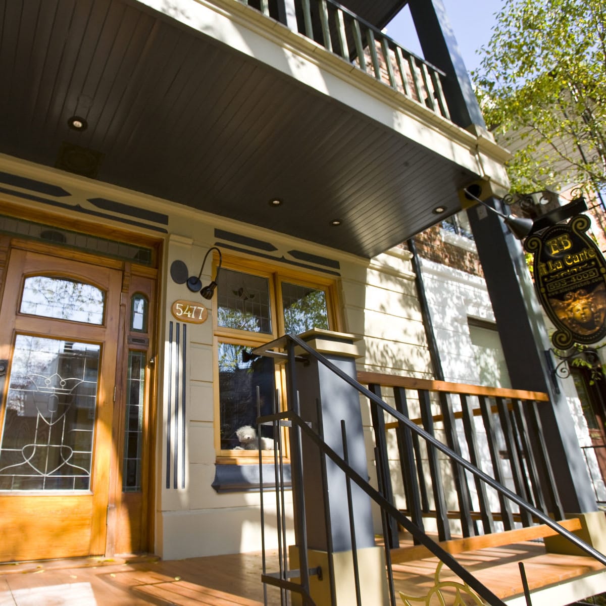 Exterior view of the 'À la Carte Bed & Breakfast' gîte
