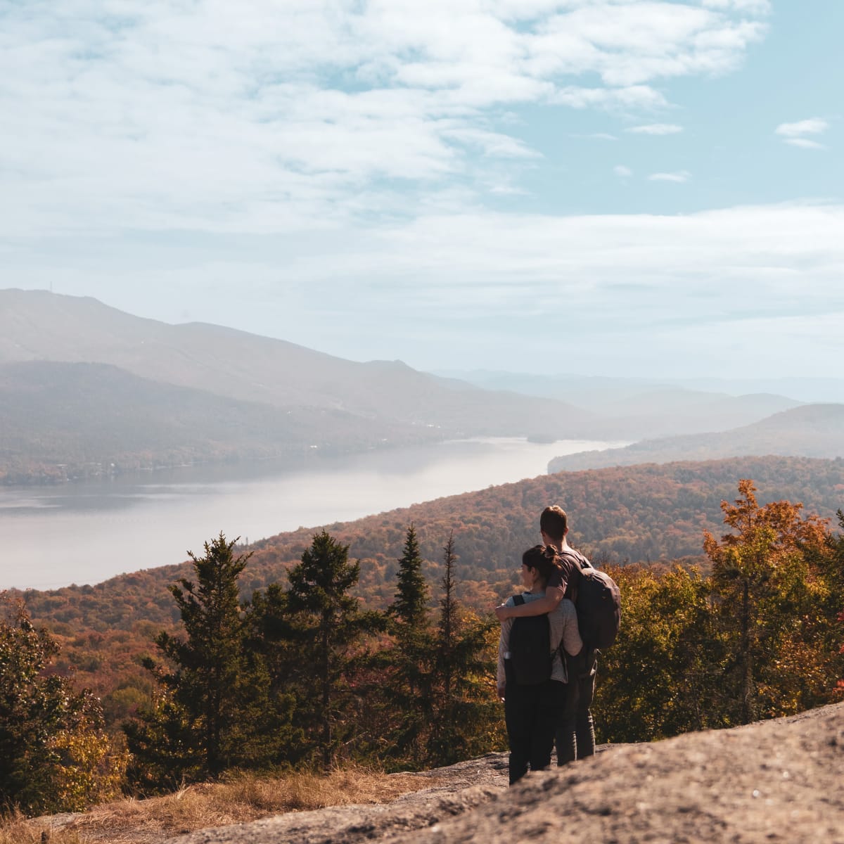 Mountain in the Laurentians.