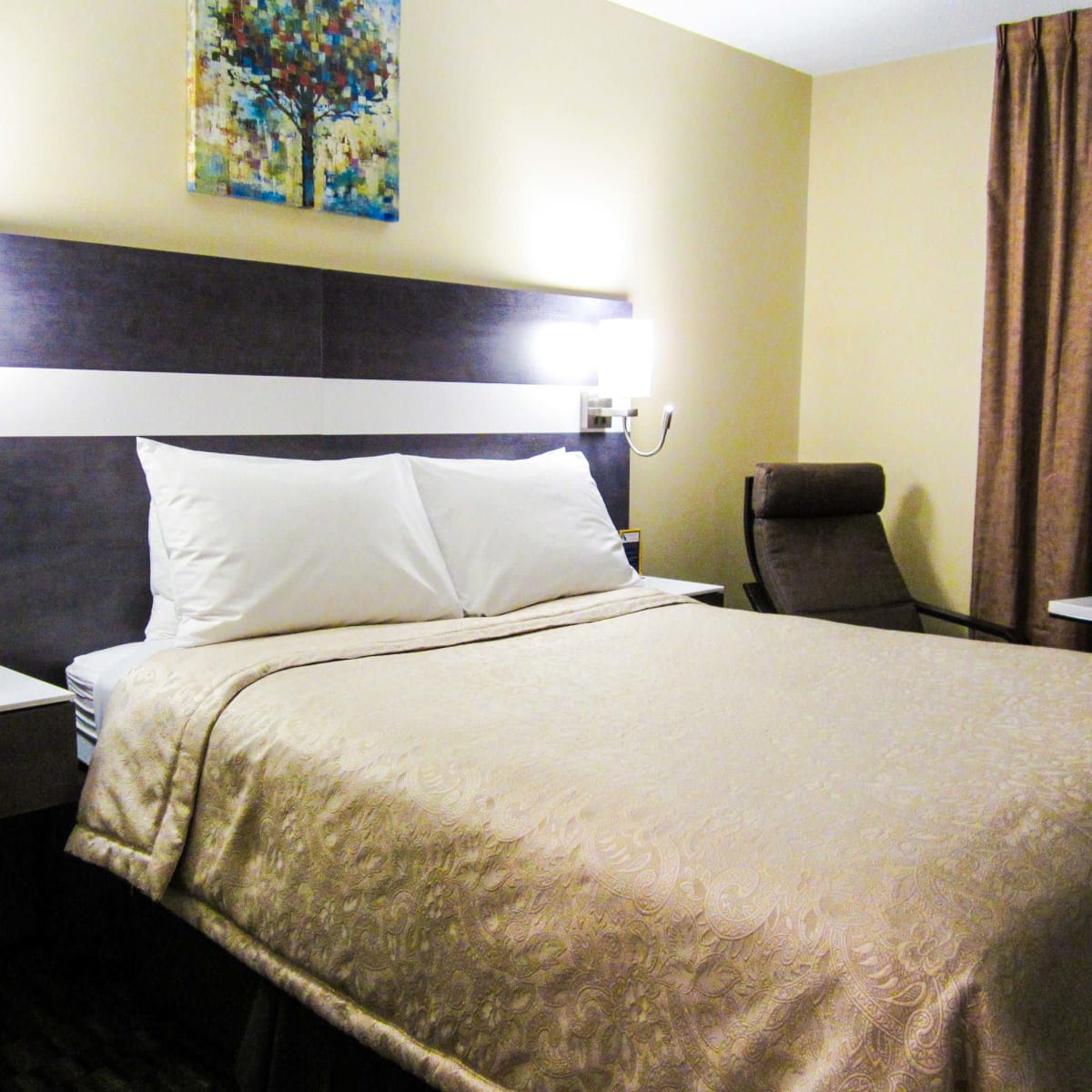 Chambre de l'Auberge de la Gare.