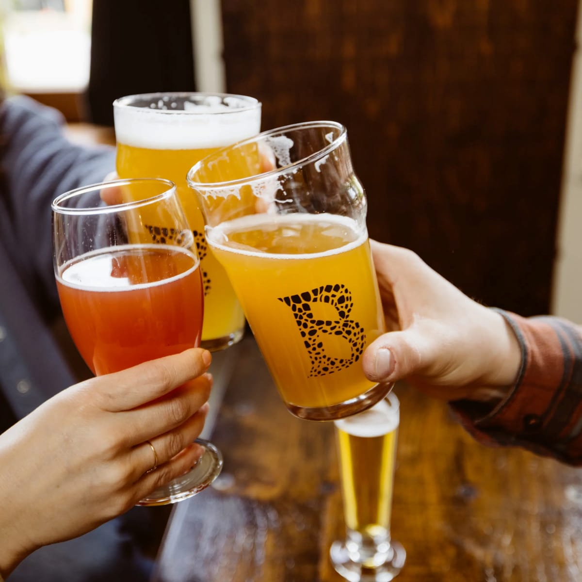 Beers at La Barberie.