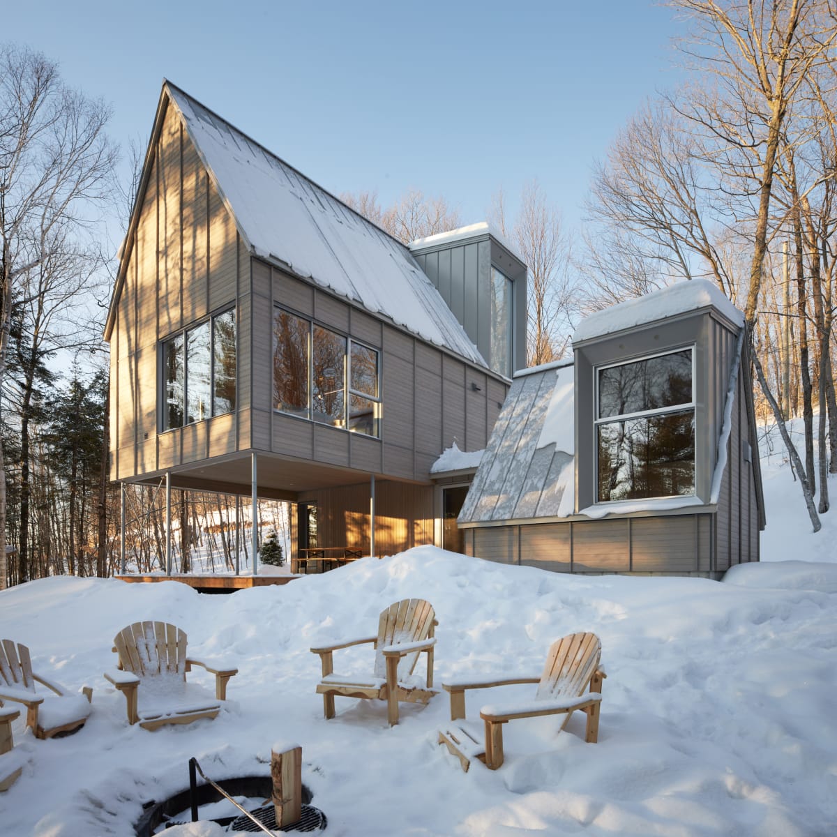 Winter at a BESIDE Cabin.