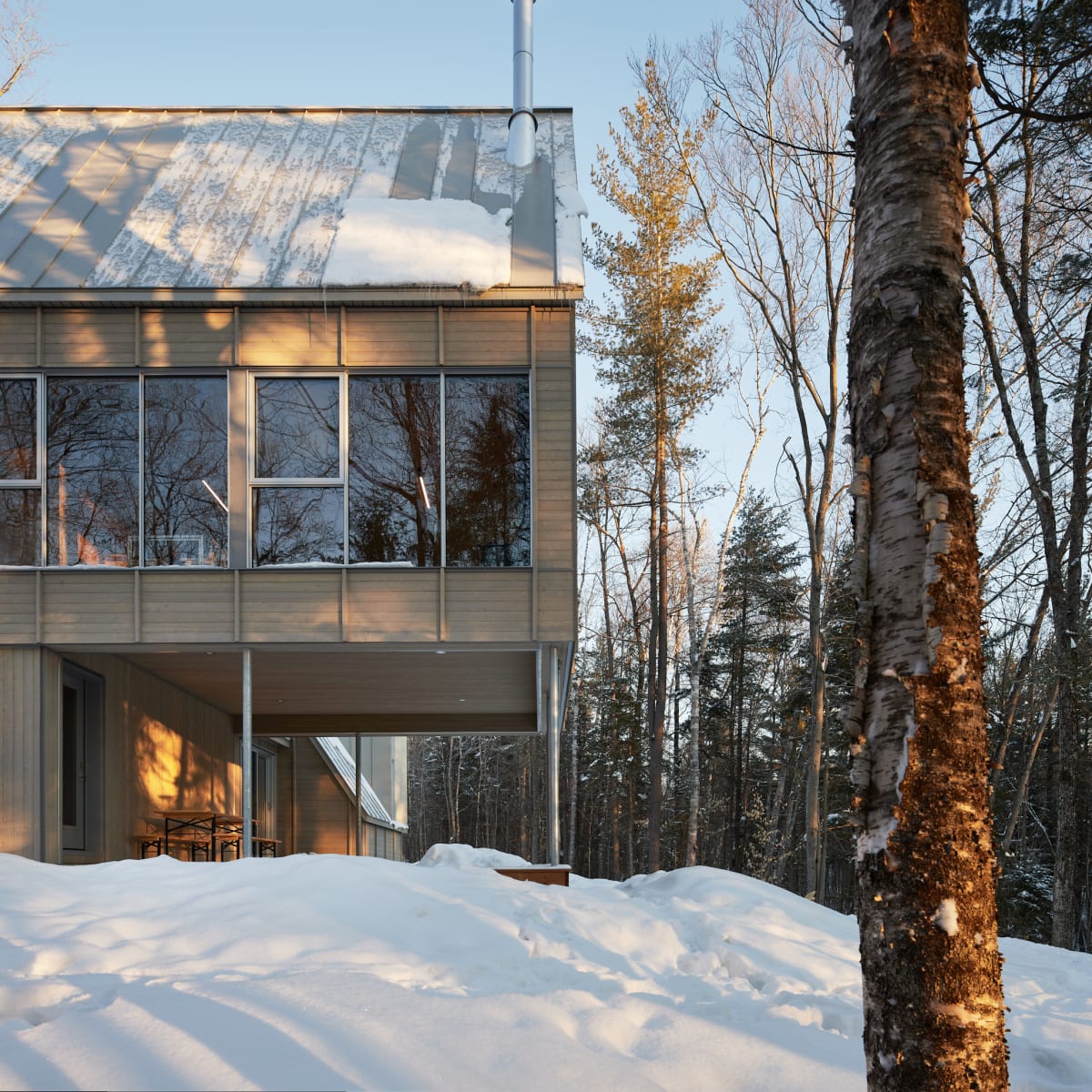 Winter at a BESIDE Cabin.