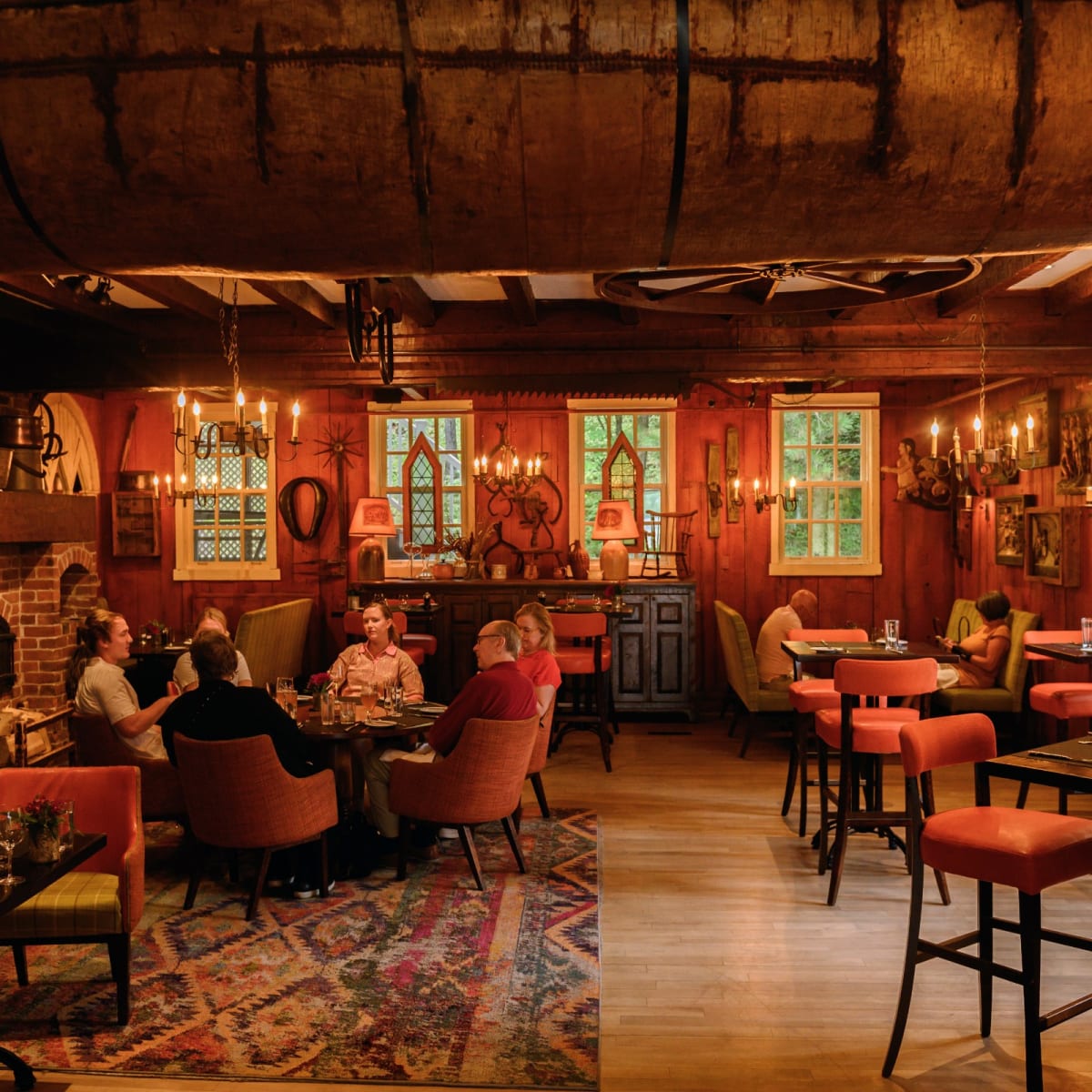 Intérieur du Bistro Le Tap Room.