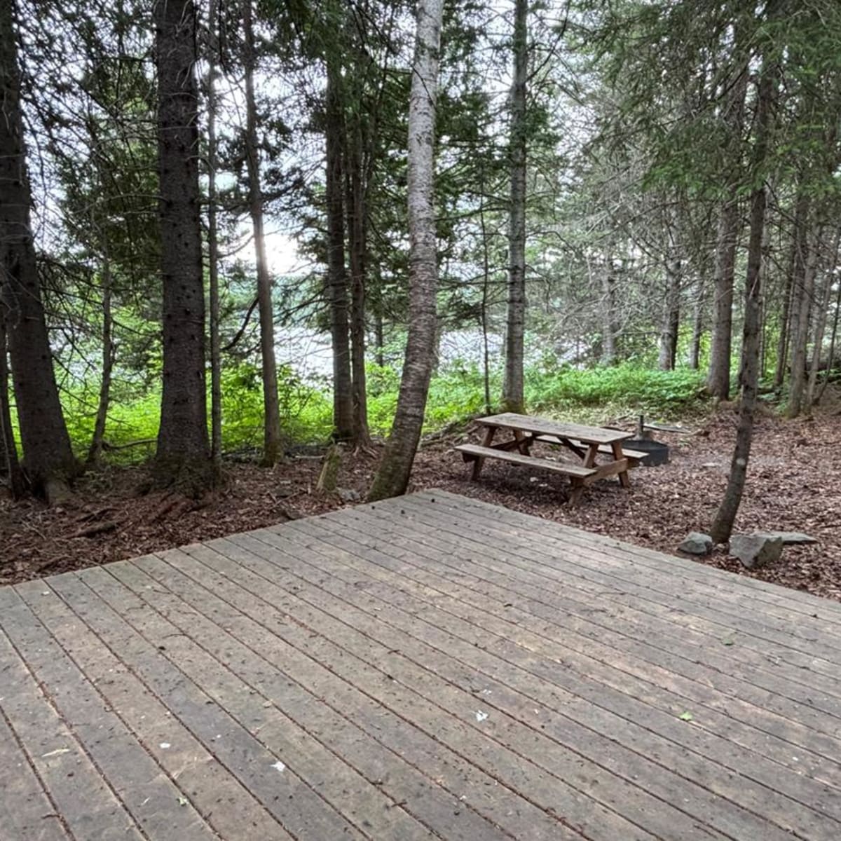 Camping de la réserve faunique de Rimouski