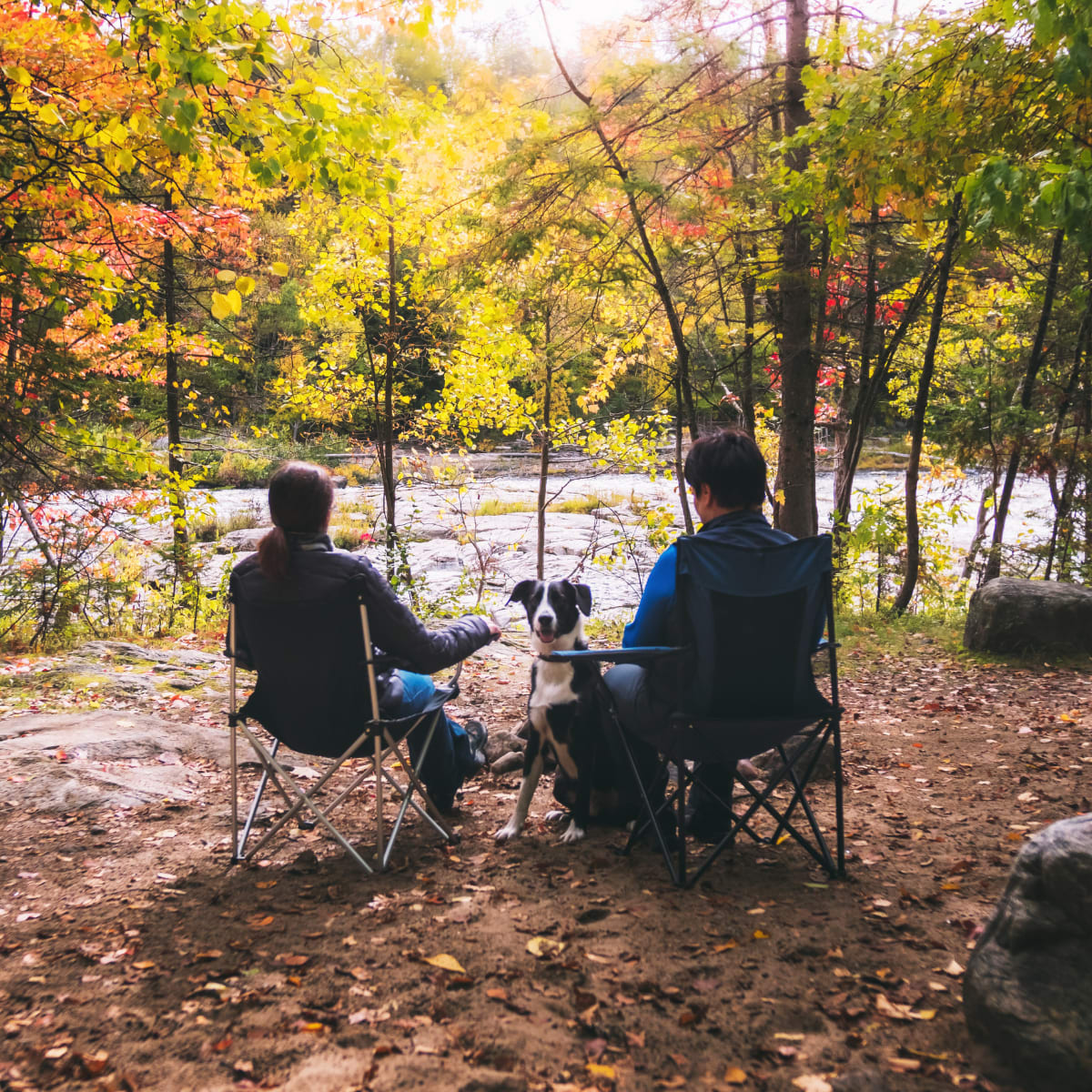 Camping Parc de la Rivière Batiscan.