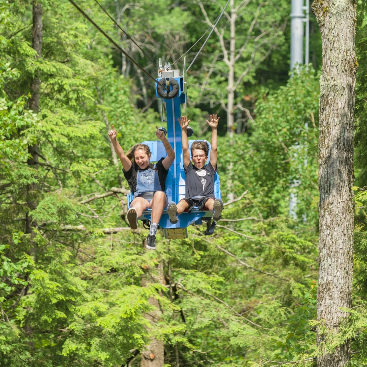Air Canyon au Canyon Sainte-Anne.