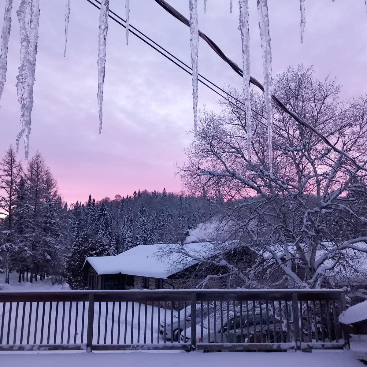 Chalet Castello & Spa - Sunset in winter