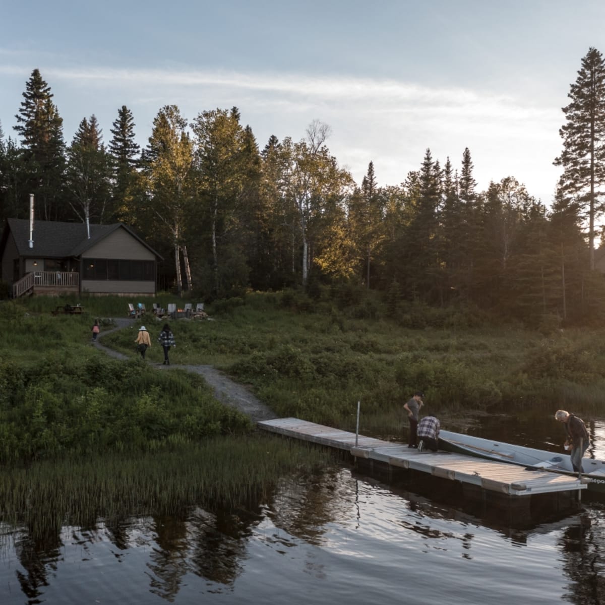 Cabins at réserve faunique de Rimouski