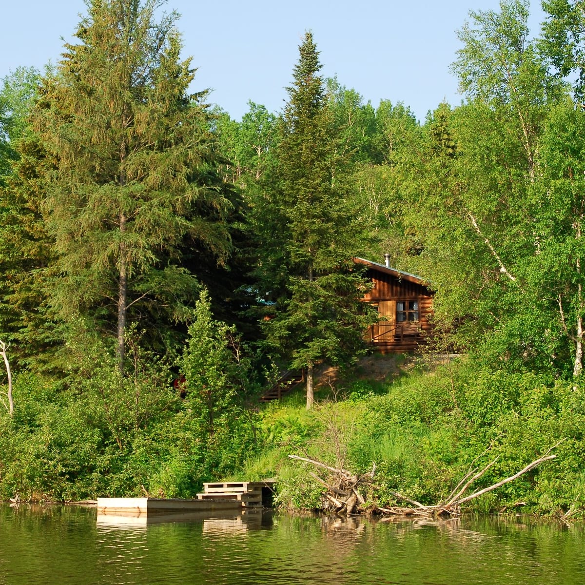 Un chalet du parc national d’Aiguebelle.