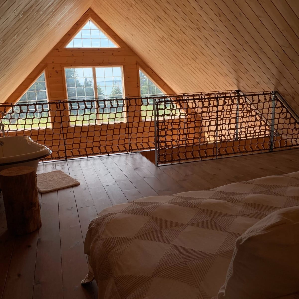 Vue de l'un des Chalets Minganie.