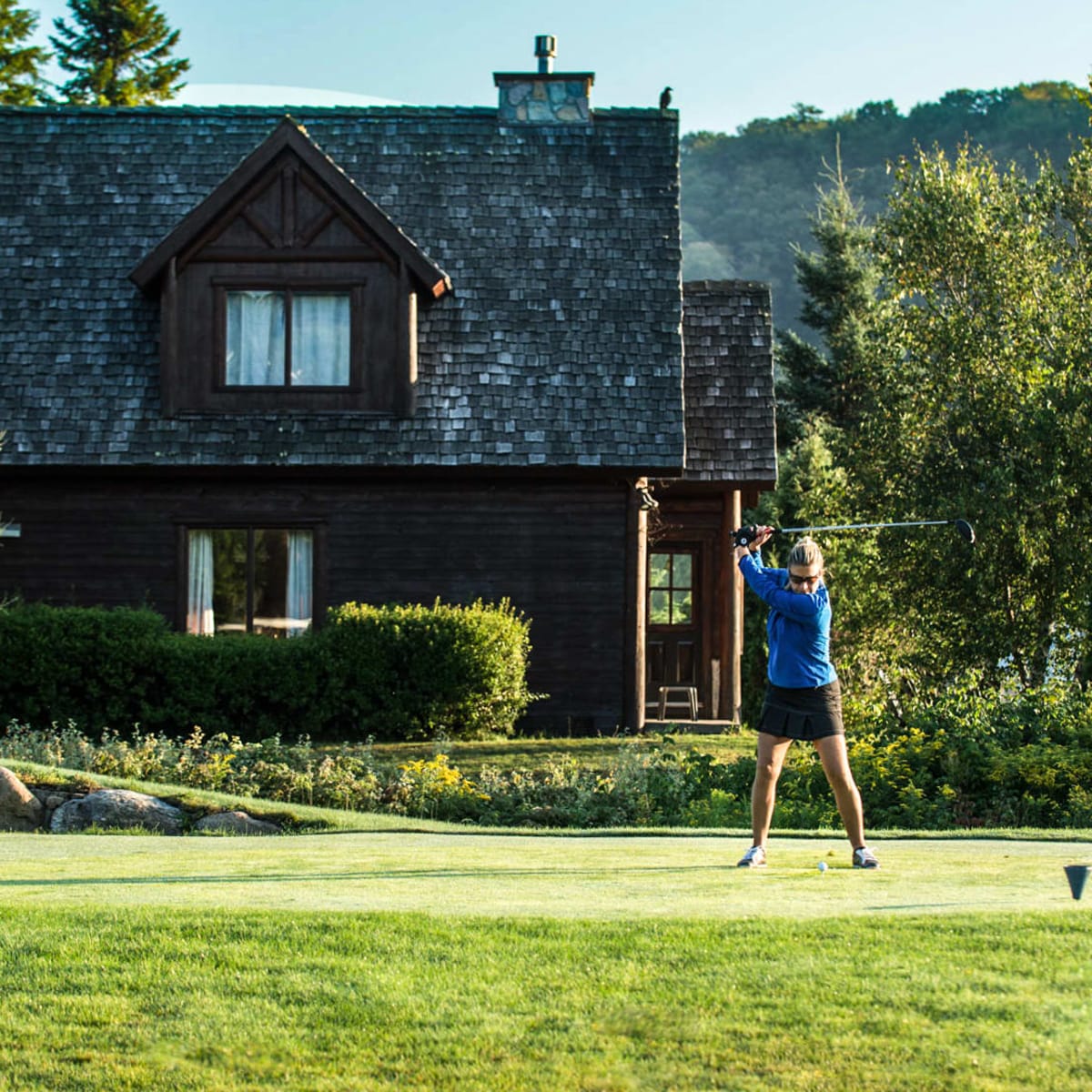 The Chalets Royal Laurentien in summer.