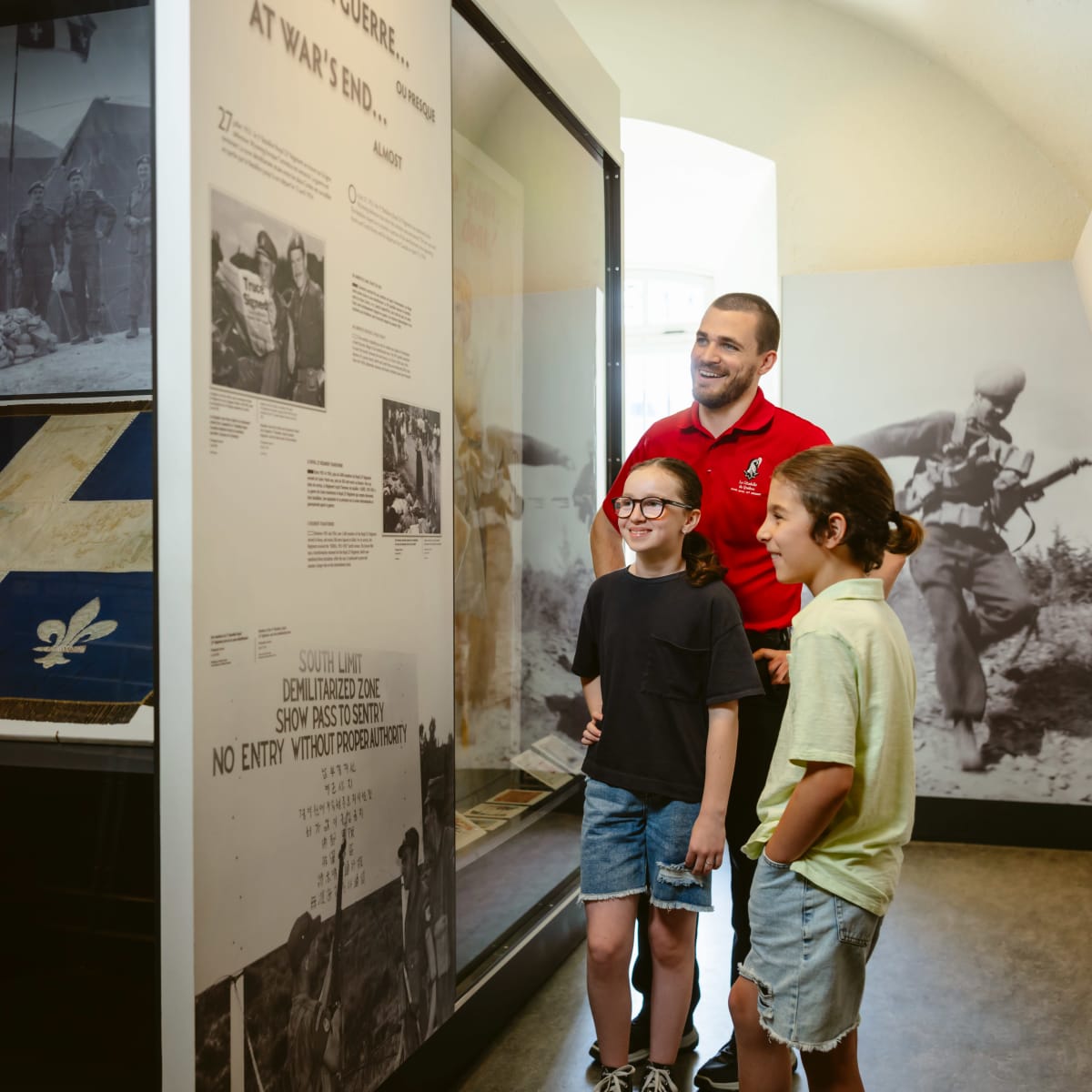 Guide au musée de la Citadelle de Québec - Musée Royal 22e Régiment.