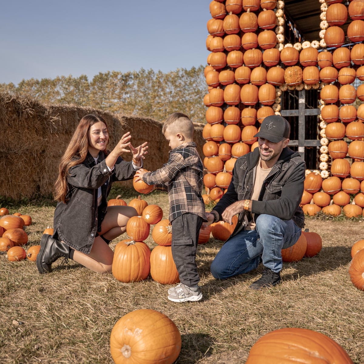 Famille à Citrouilleville.