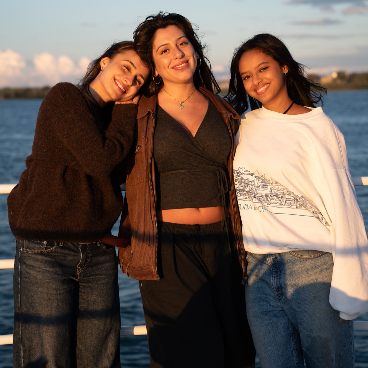 Family on a cruise.