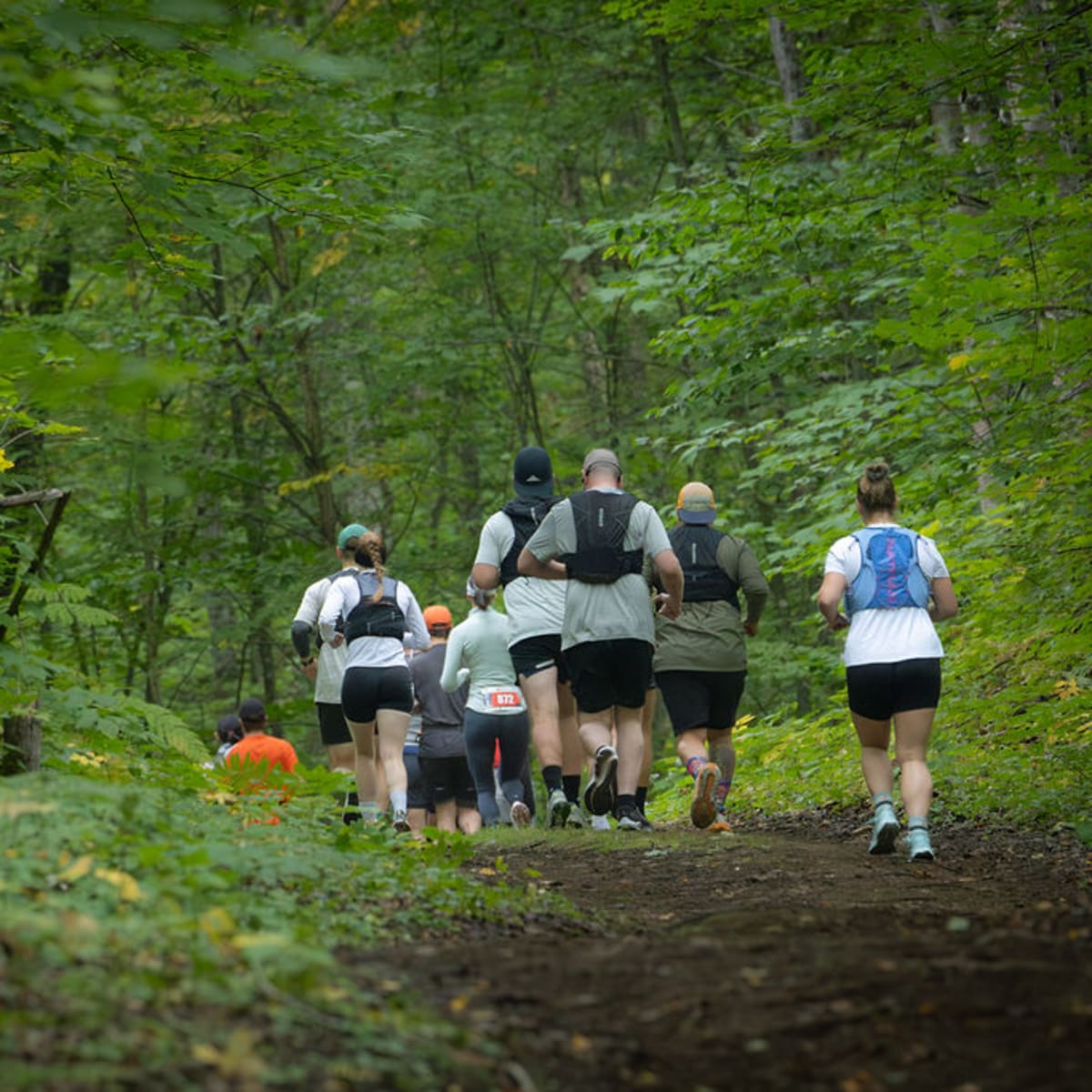 Cross-country running at Défis du Parc.