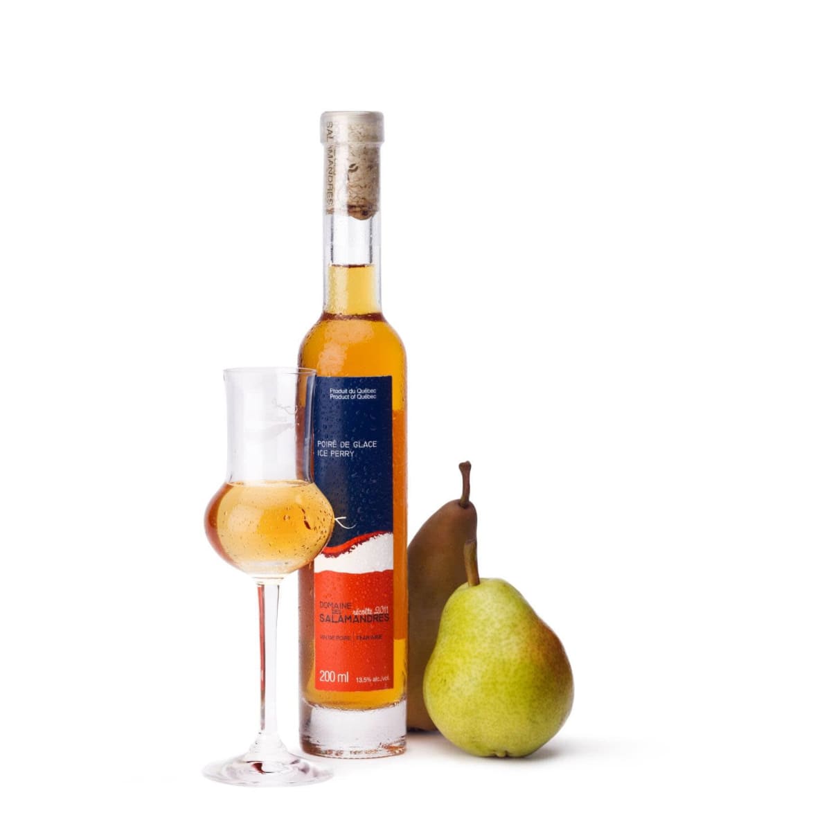 Poiré de glace produit au Domaine des Salamandres en Montérégie.