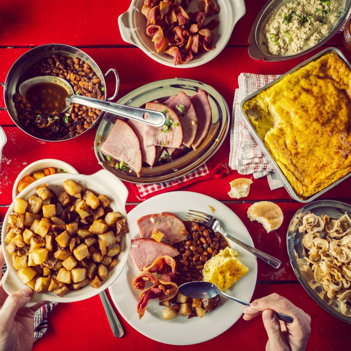 Repas de la cabane à sucre du Domaine Labranche.