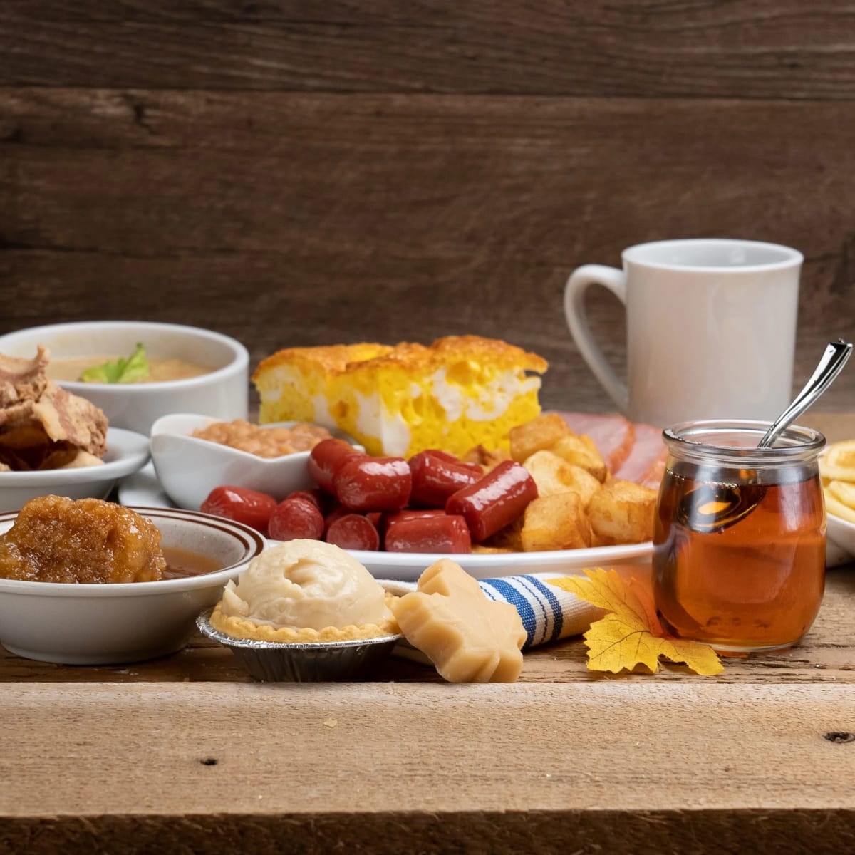 Repas de cabane à sucre de l'Érablière MS.