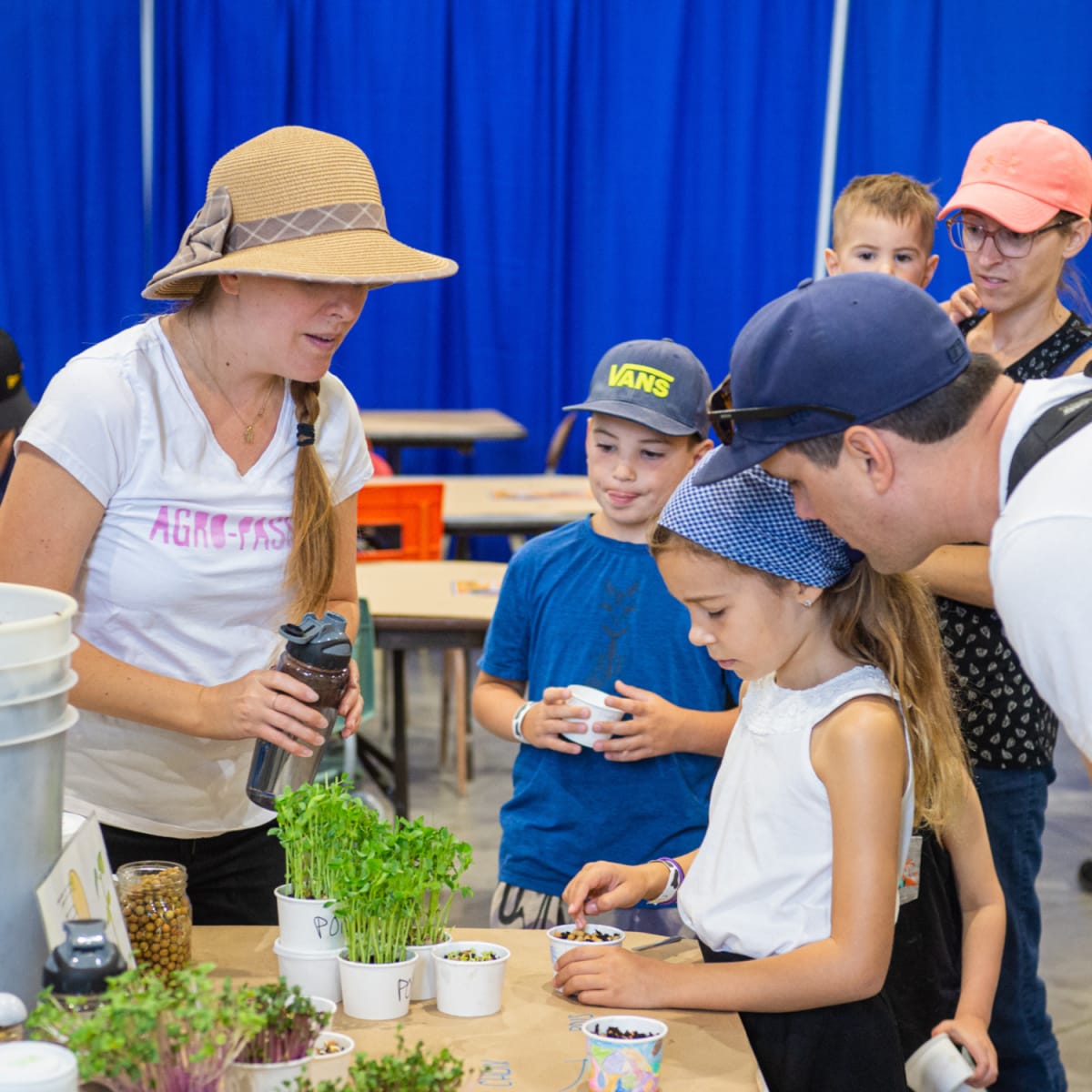 démonstration à l'expo agricole Saint-Hyacinthe.
