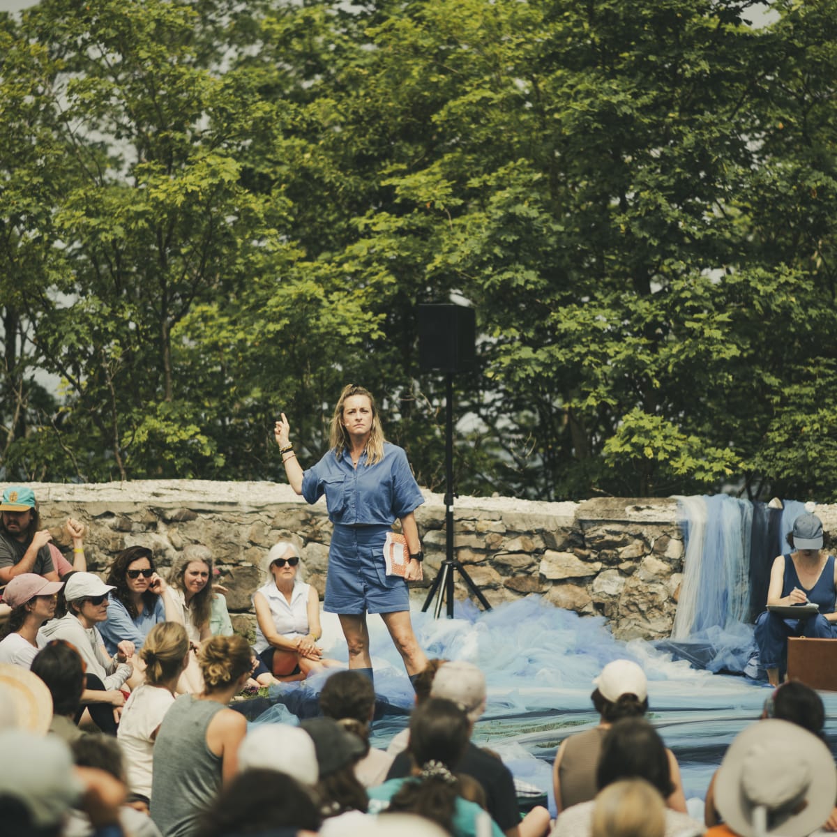 crowd at festival Archipel.