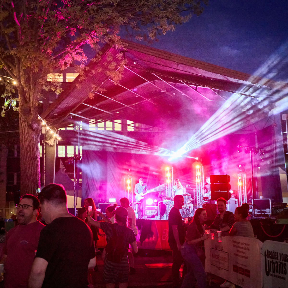 Stage at Festival Bouffe, Bière & Boisson.