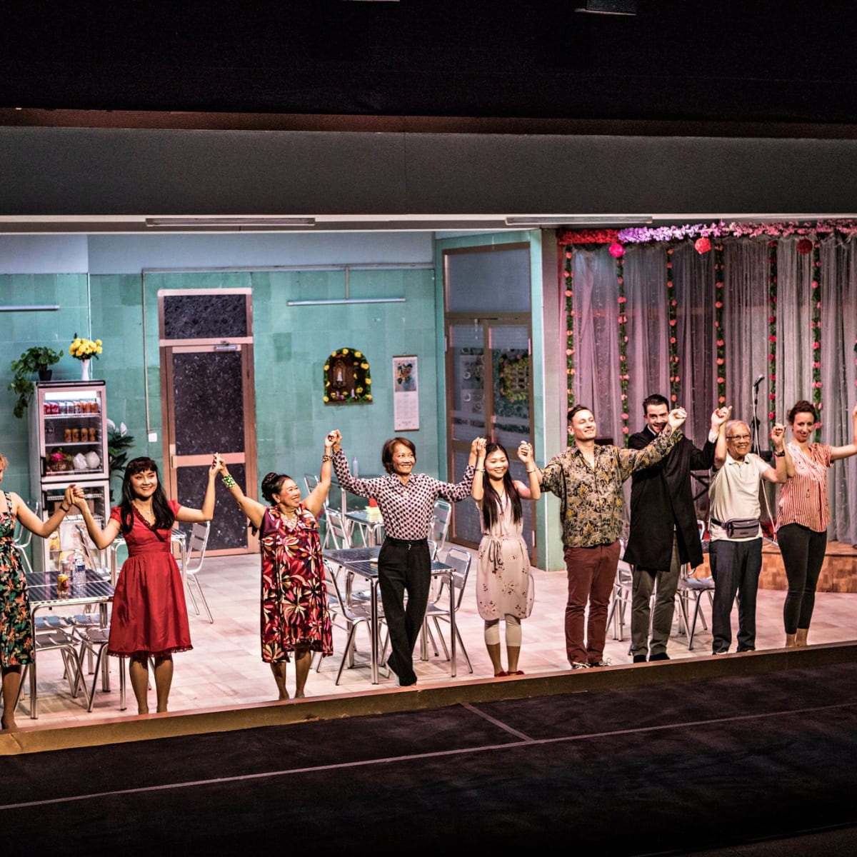 Theater performance at the Festival Carrefour.