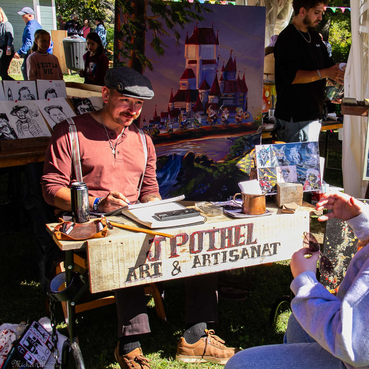 Artiste - Festival des artisans de Sainte-Marcelline-de-Kildare.