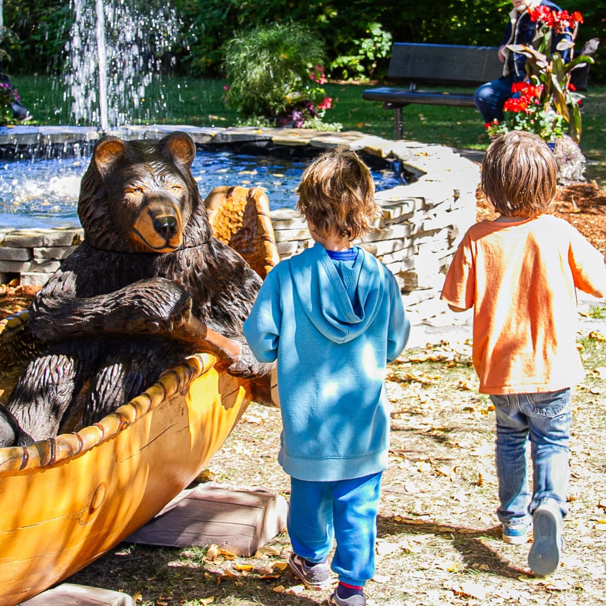 Sculpture - Festival des artisans de Sainte-Marcelline-de-Kildare.