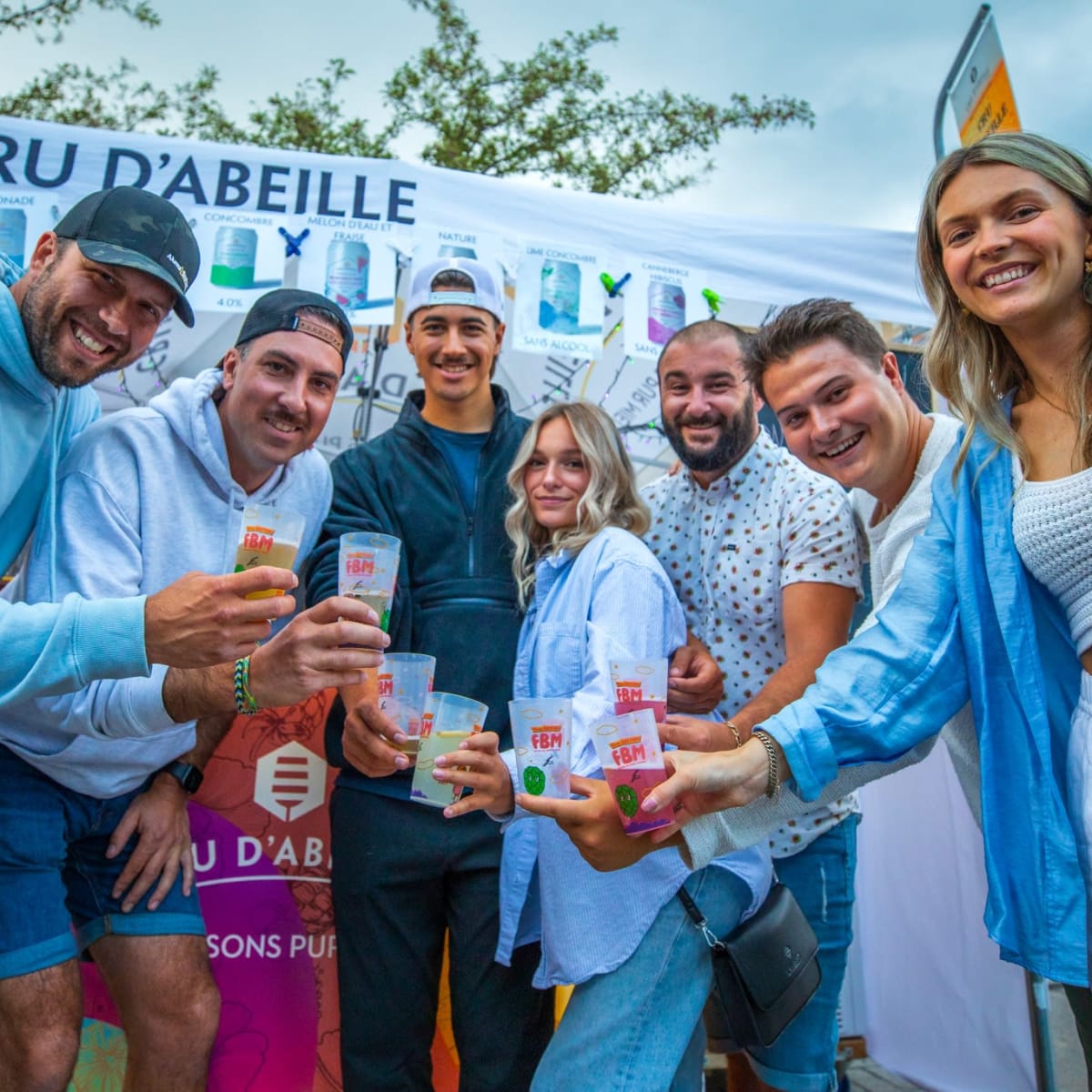 Friends at Festival des bières du Monde de Saguenay.