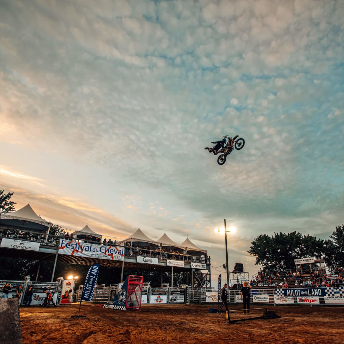Freestyle motocross.