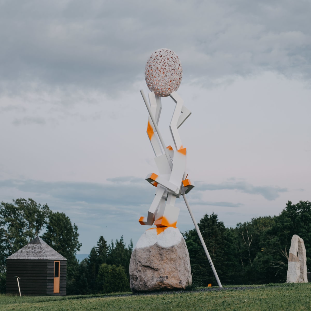 Jardin de sculptures - Festival international du Domaine Forget de Charlevoix.