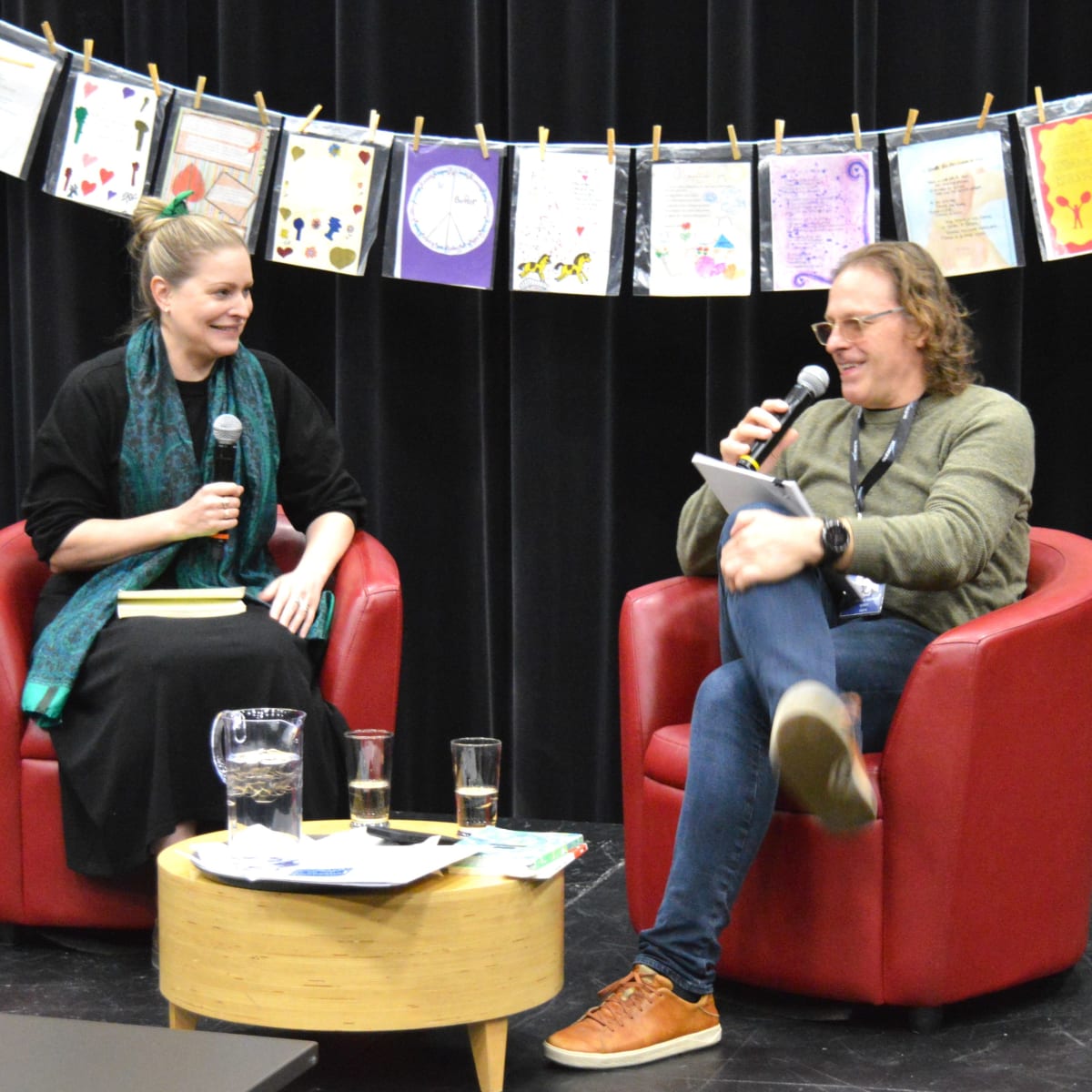 Interview at the international poetry Festival of Trois-Rivières.