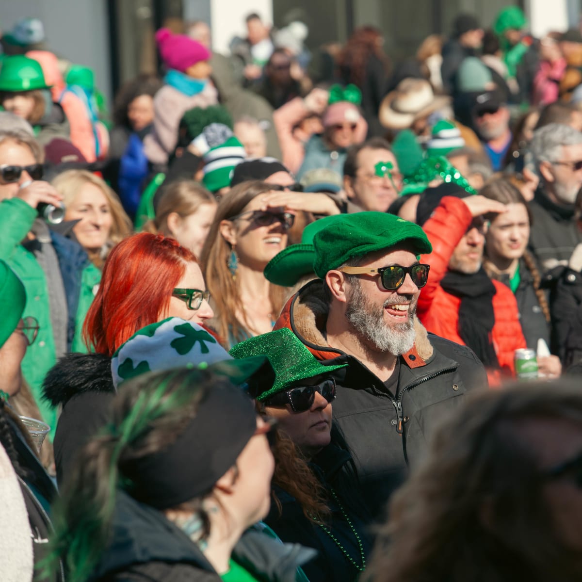St. Patrick's Day parade in Rawdon.