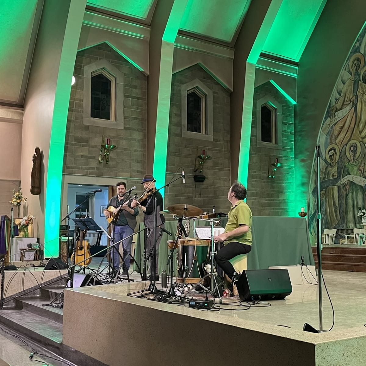 Music concert at the church.