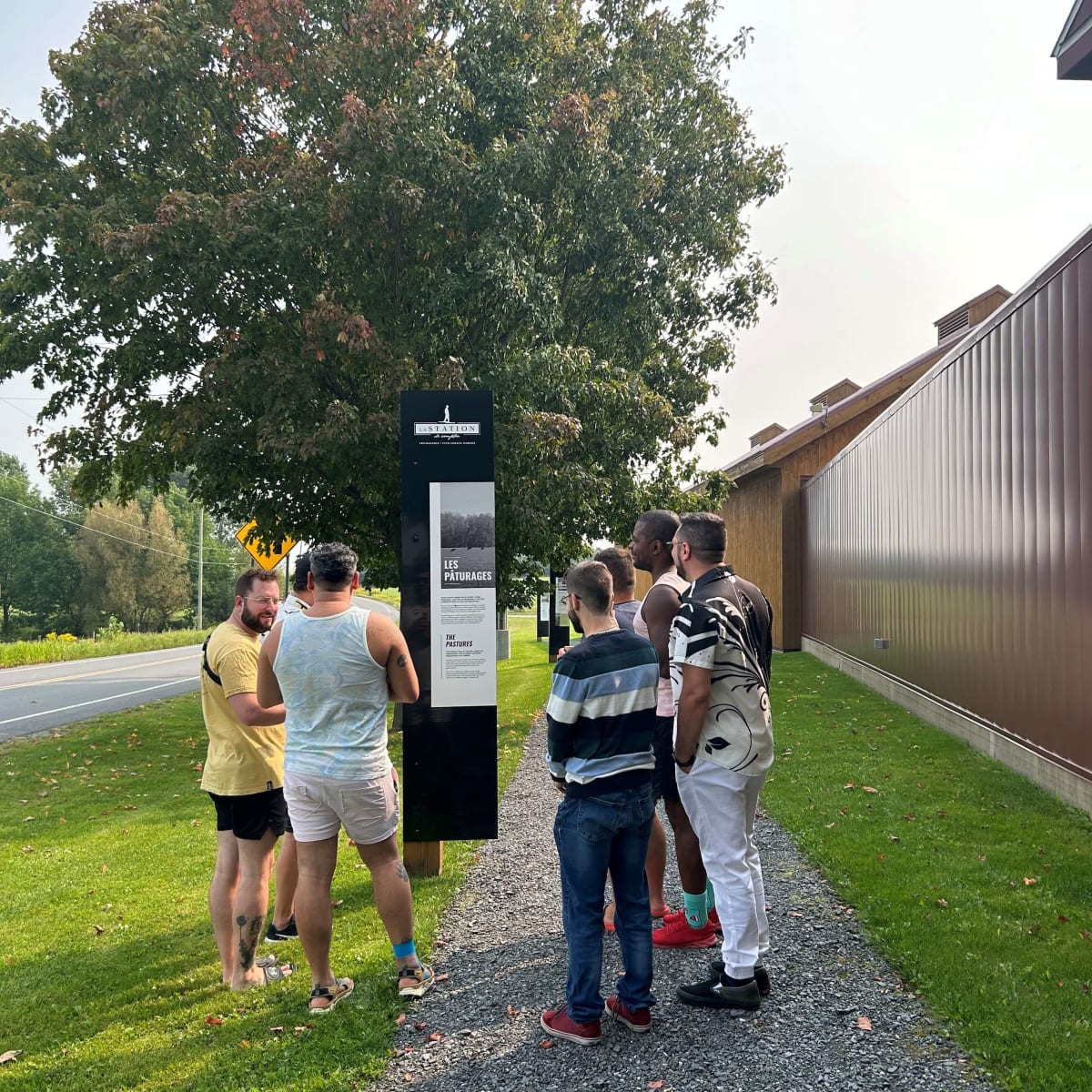Group outdoors.