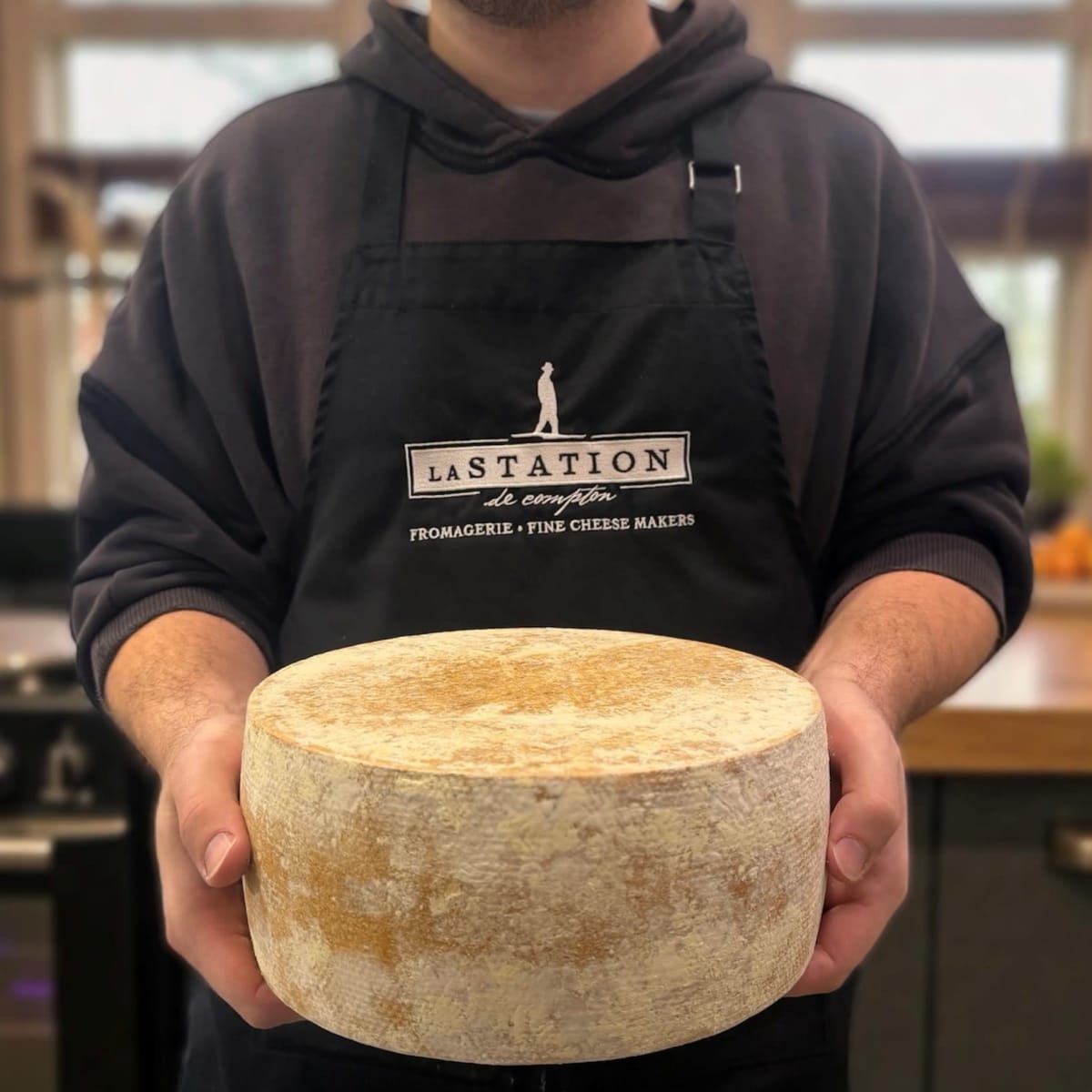 Wheel of cheese.