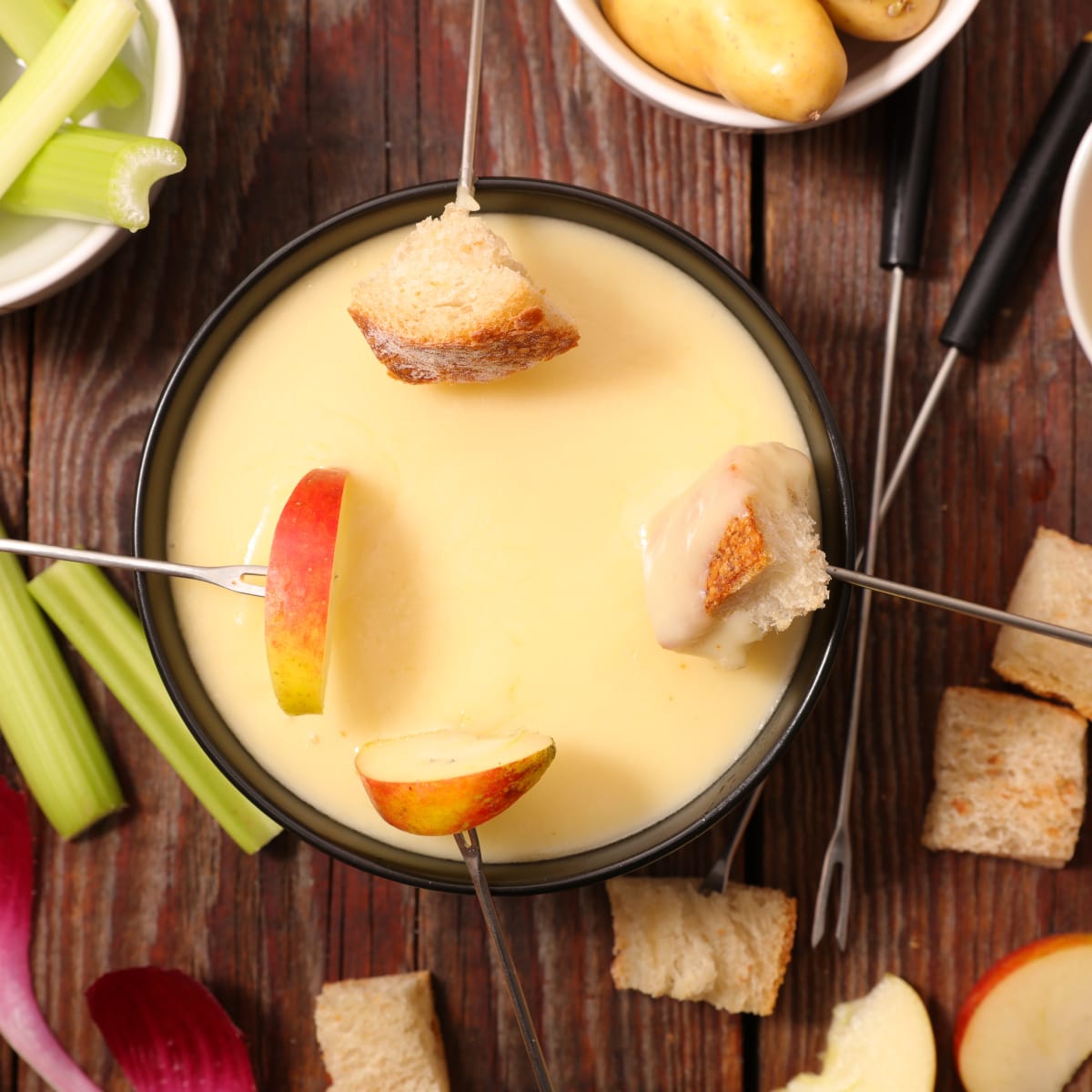 Fromagerie L'Ancêtre - Cheese fondue.