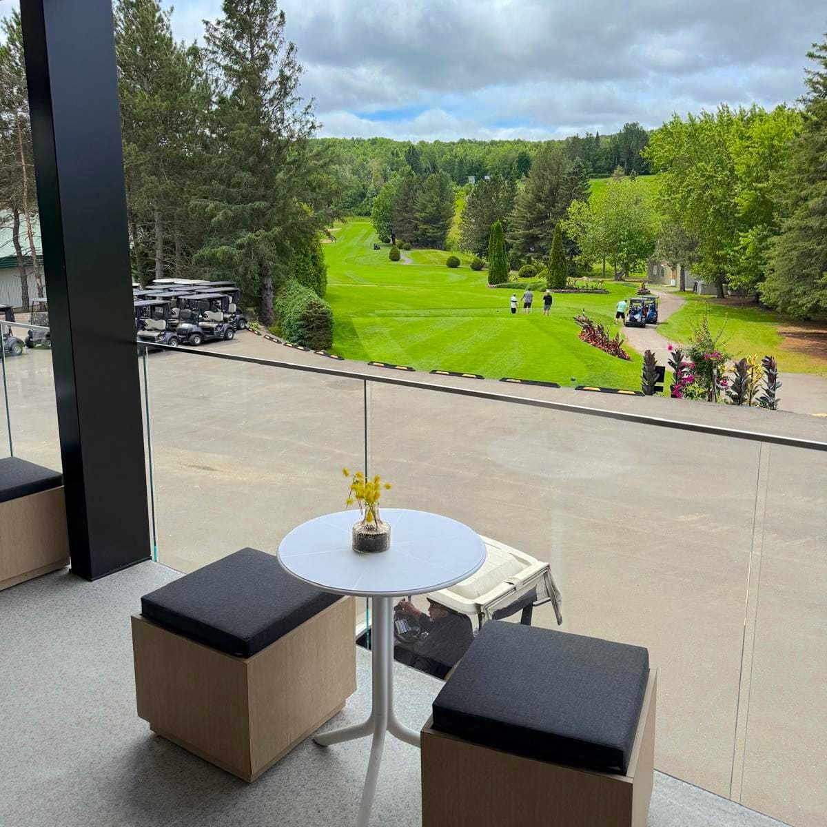 Terrace of the Golf Matha.