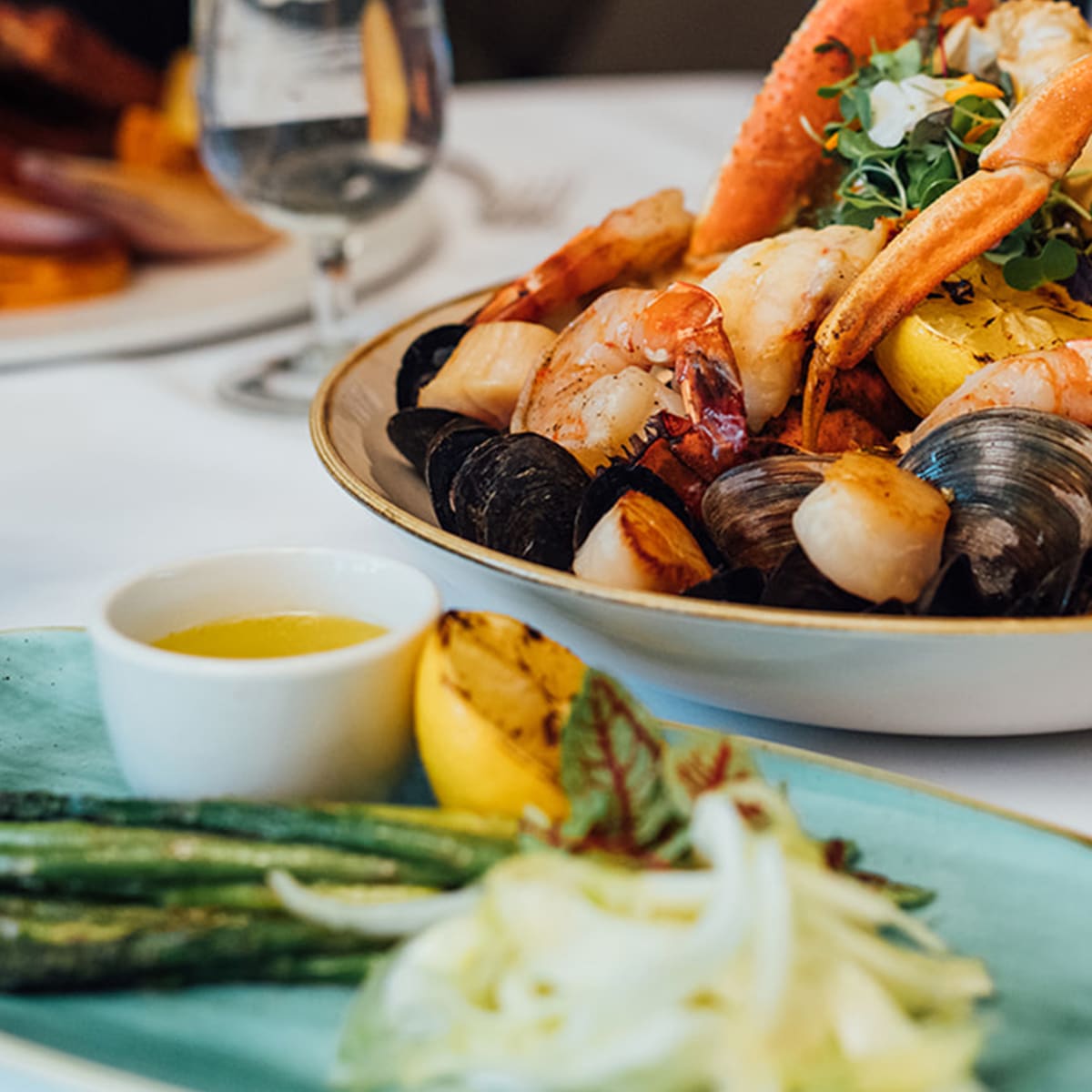 Several delicious plates from the restaurant.