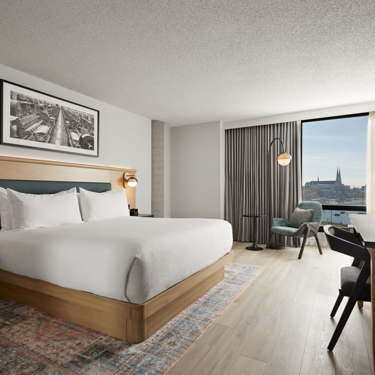 Chambre avec 1 lit King - Hôtel MOCO Valleyfield.