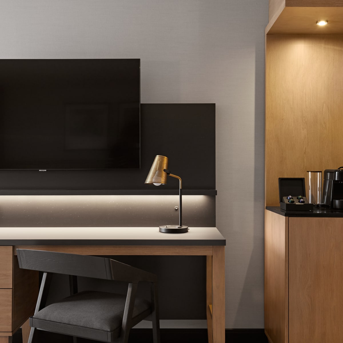 Bureau de travail - Hôtel MOCO Valleyfield.